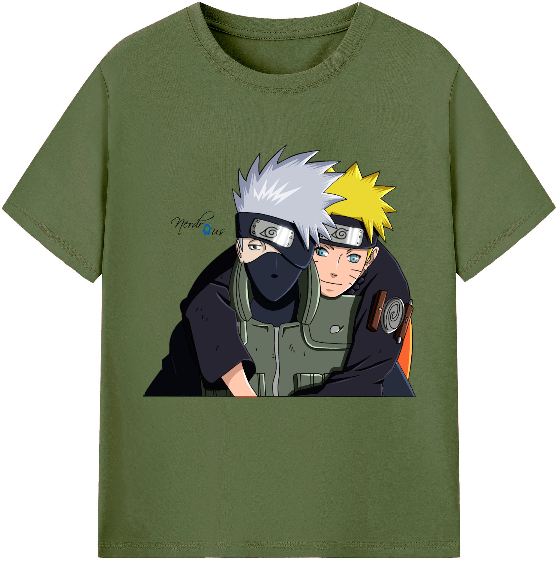 （画像用） NARUTO -ナルト- はたけ カカシ Hatake Kakashi 綿100％半袖Tシャツ（フロントプリント）
